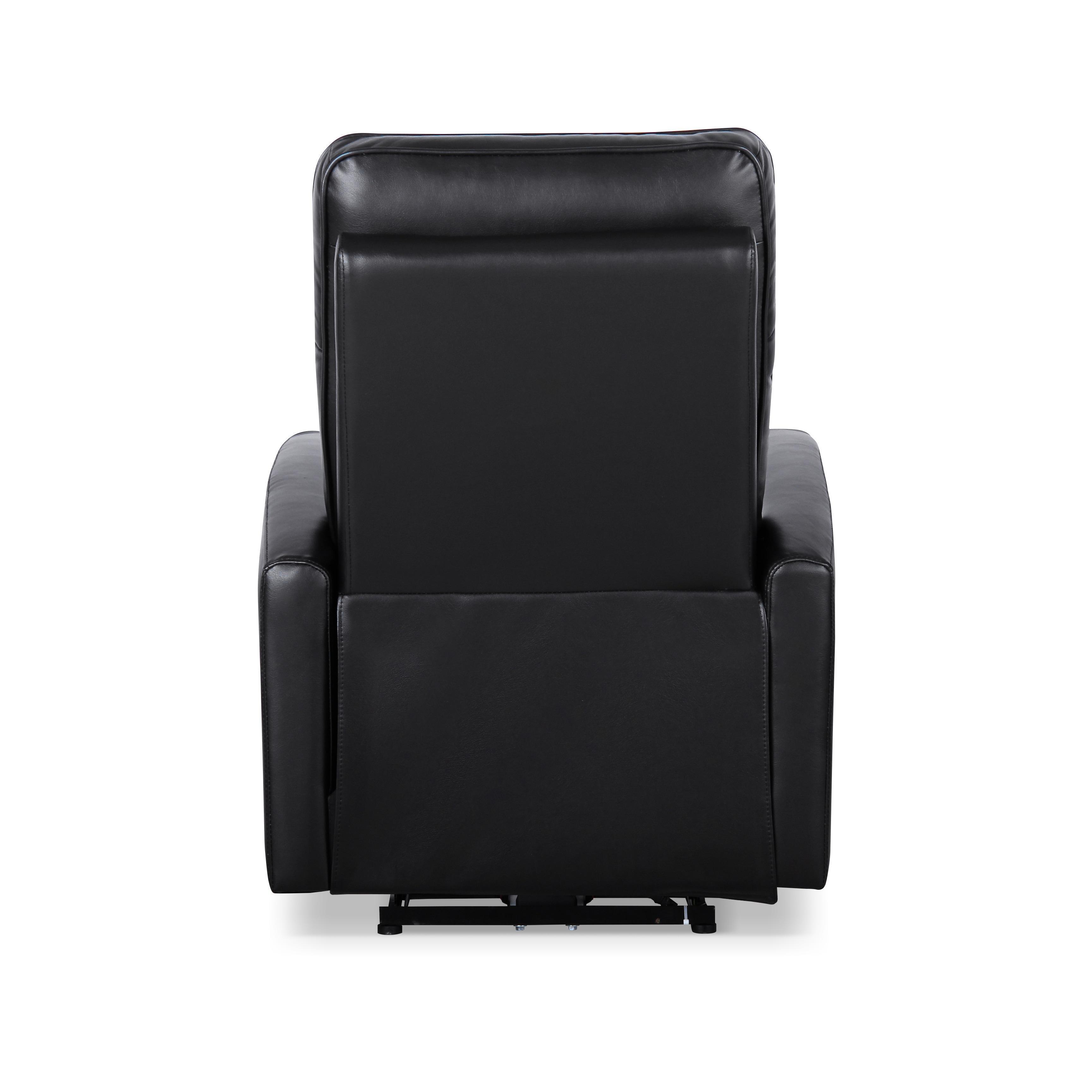 Top Grain Leather Power Recliner Couch With USB Charger Accent Chair Deals